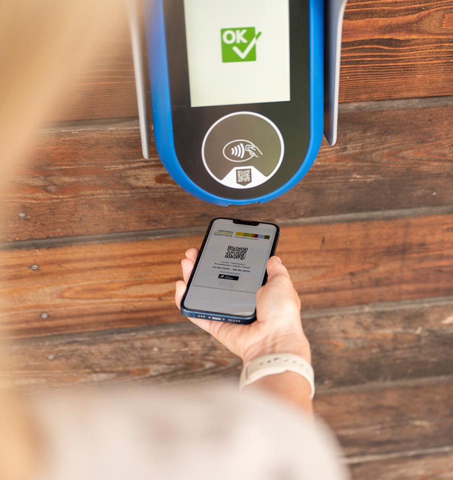 Südtirol Guest Pass mobil entwerten Südtirol Guest Pass mobil entwerten