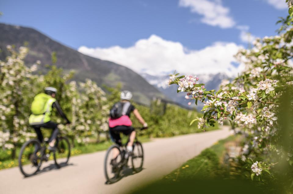 zwei Radfahrer - Via Claudia Augusta